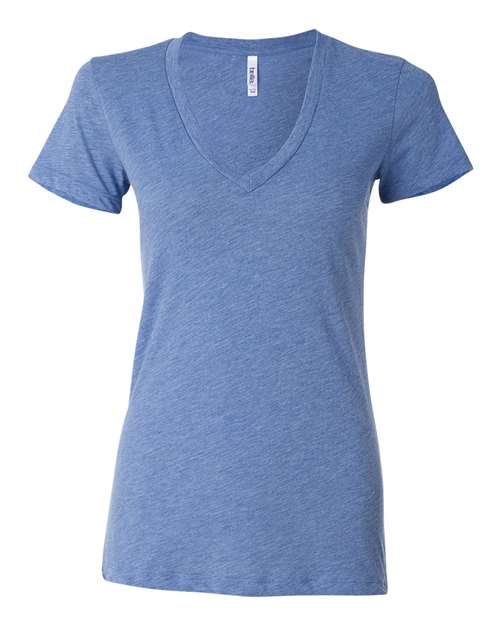 Women's Triblend Deep V-Neck Tee