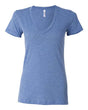 Women's Triblend Deep V-Neck Tee