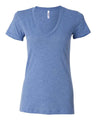 Women's Triblend Deep V-Neck Tee