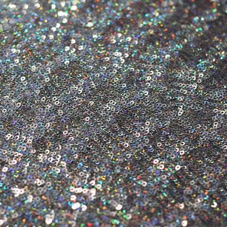 SC Glamour Shiny Sequins Nylon Spandex Fabric - Multiple Colors, Round Sequins, 54/56" Width (1 Yard)