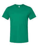 Retail fit triblend tee in Black Heather, Gray Triblend, Navy and White for lifestyle apparel