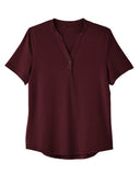 Polo North End® JAQ para mujer con cierre de botones y stretch de rendimiento