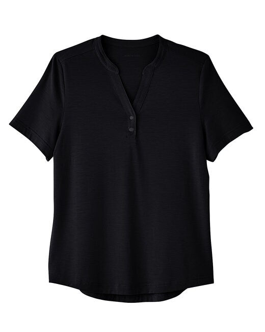 North End® Ladies JAQ Snap Up Stretch Performance Polo