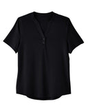Polo North End® JAQ para mujer con cierre de botones y stretch de rendimiento