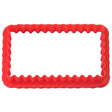Rectangle Frilly Cookie Cutter 3.7 in PC0118