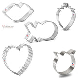 Valentine Cookie Cutter 5 Pc Set HS0524