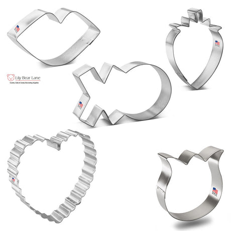 Valentine Cookie Cutter 5 Pc Set HS0524
