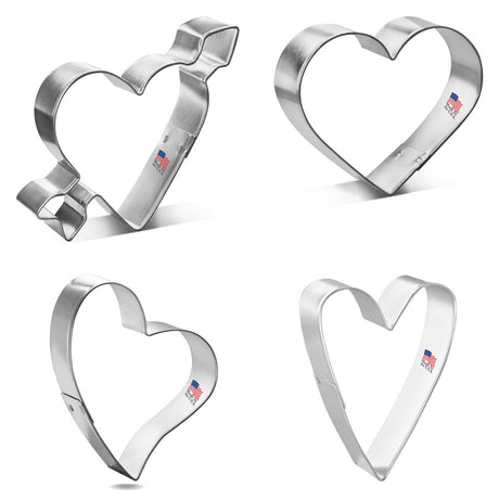 Heart Cookie Cutter 4 Pc Set HS0525