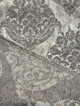 Swavelle Burano Chenille Fabric - Mushroom Taupe, 58" Width, 14" Horizontal Repeat, 14" Vertical Repeat (1 Yard)