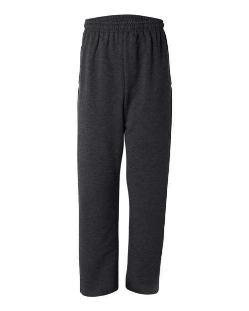 JERZEES Unisex NuBlend Open-Bottom Sweatpants with Pockets