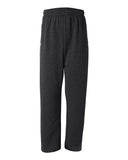 JERZEES Unisex NuBlend Open-Bottom Sweatpants with Pockets