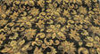 Swavelle Halliwell Floral Chenille Chenille Fabric - Onyx Floral, 56" Width (1 Yard)