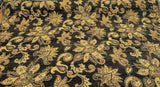 Swavelle Halliwell Floral Chenille Chenille Fabric - Onyx Floral, 56" Width (1 Yard)