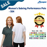 Paragon® Women's Sebring Performance Short Sleeve Polo tee