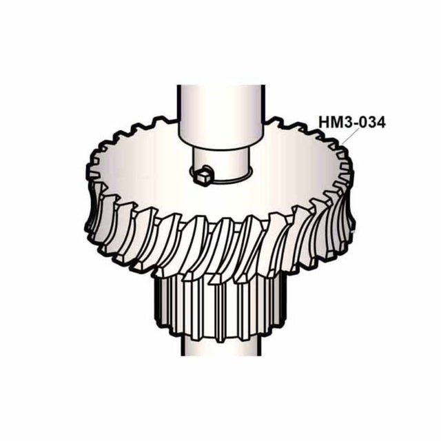 Bronze Gear Worm (29T / 60HZ) For Hobart Mixer D300 Transmission Unit OEM # 70034