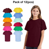 12 Pack: Hanes® - Essential-T Youth T-Shirt