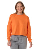 Boxercraft® Ladies Cropped Retro Pom Pom Jersey Fleece