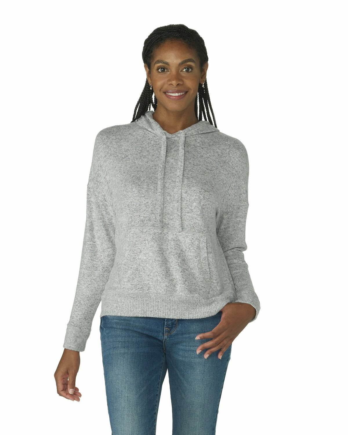 Boxercraft® Ladies Cuddle Soft Hooded Sweatshirt