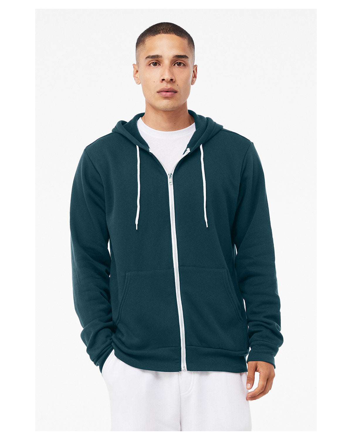 Bella + Canvas® Sponge Fleece Full-Zip Hoodie Sweatshirt