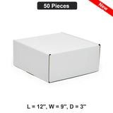 Reliable Mailing Boxes Ideal for Secure Shipping 12" x 9" x 3"