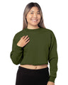 Bayside ® Ladies Usa Made Cropped Crewneck Sweatshirt