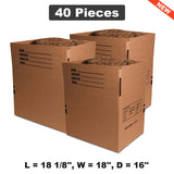 Reliable Bulk Moving Boxes Perfect for Efficient Packing18 1/8" x 18" x 16"
