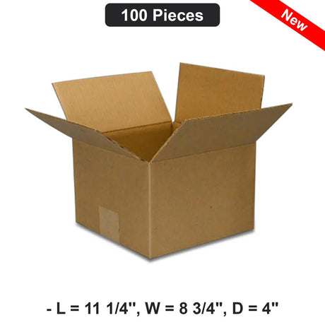 11.25x8.75x4 Inch Packaging Box Durable Corrugated Shipping & Storage Solution
