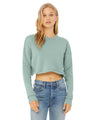 Bella + Canvas® Ladies Cropped Fleece Crew