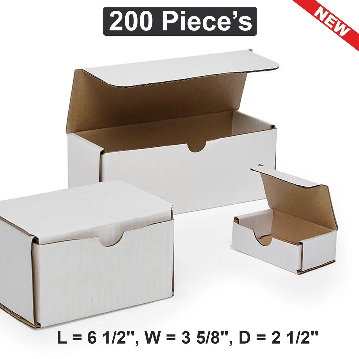 6" x 5 3/4" x 2" Mailer Boxes Perfectly Sized for Safe and Stylish Shipping