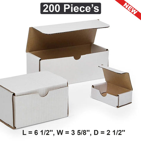 6" x 5 3/4" x 2" Mailer Boxes Perfectly Sized for Safe and Stylish Shipping