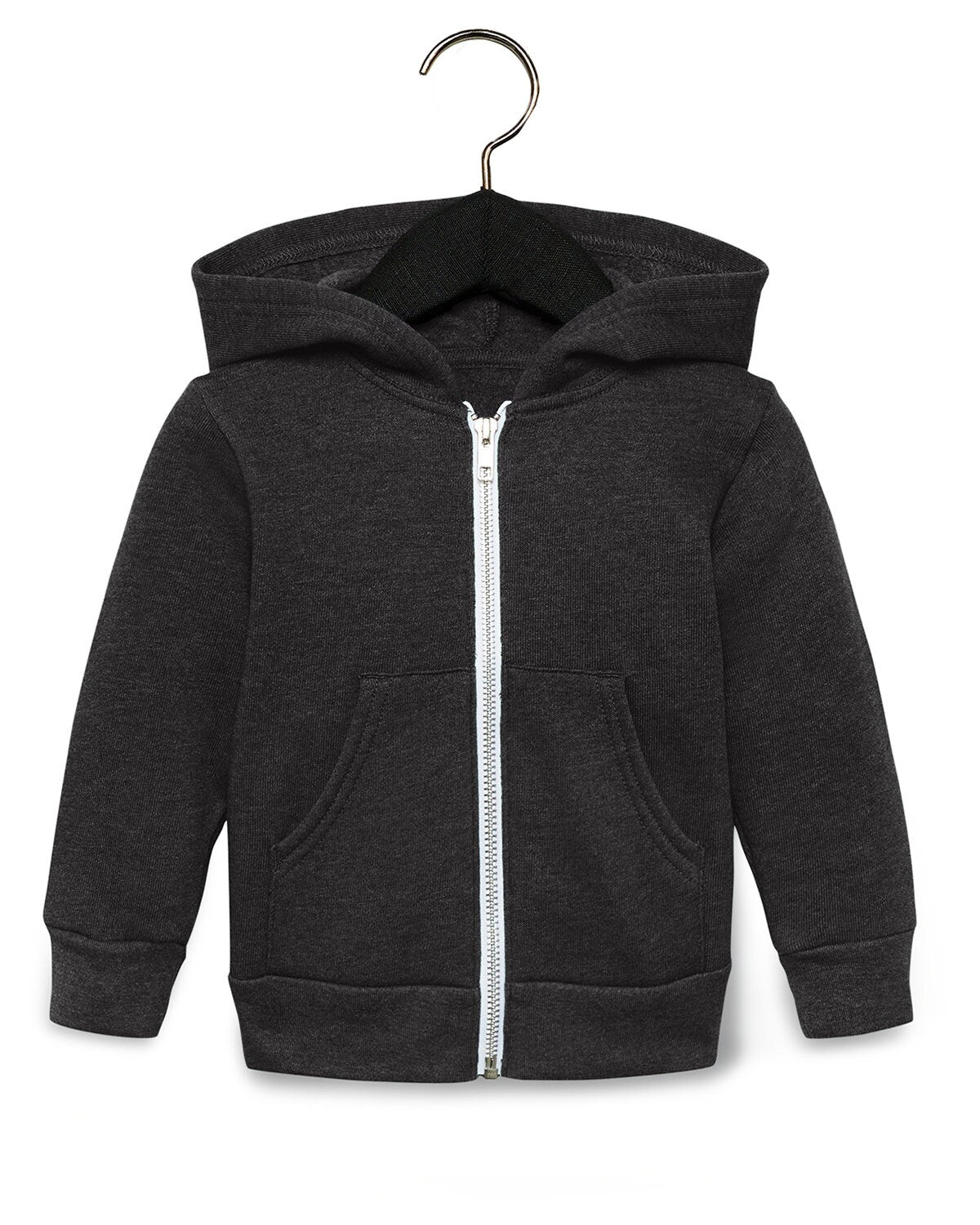 Bella + Canvas® Toddler Sponge Fleece Full Zip Hooded Sweatshirt