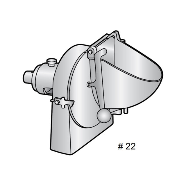 Alfa VS-22 Complete Vegetable Slicer Attachment for #22 Hub OEM # VS9-22