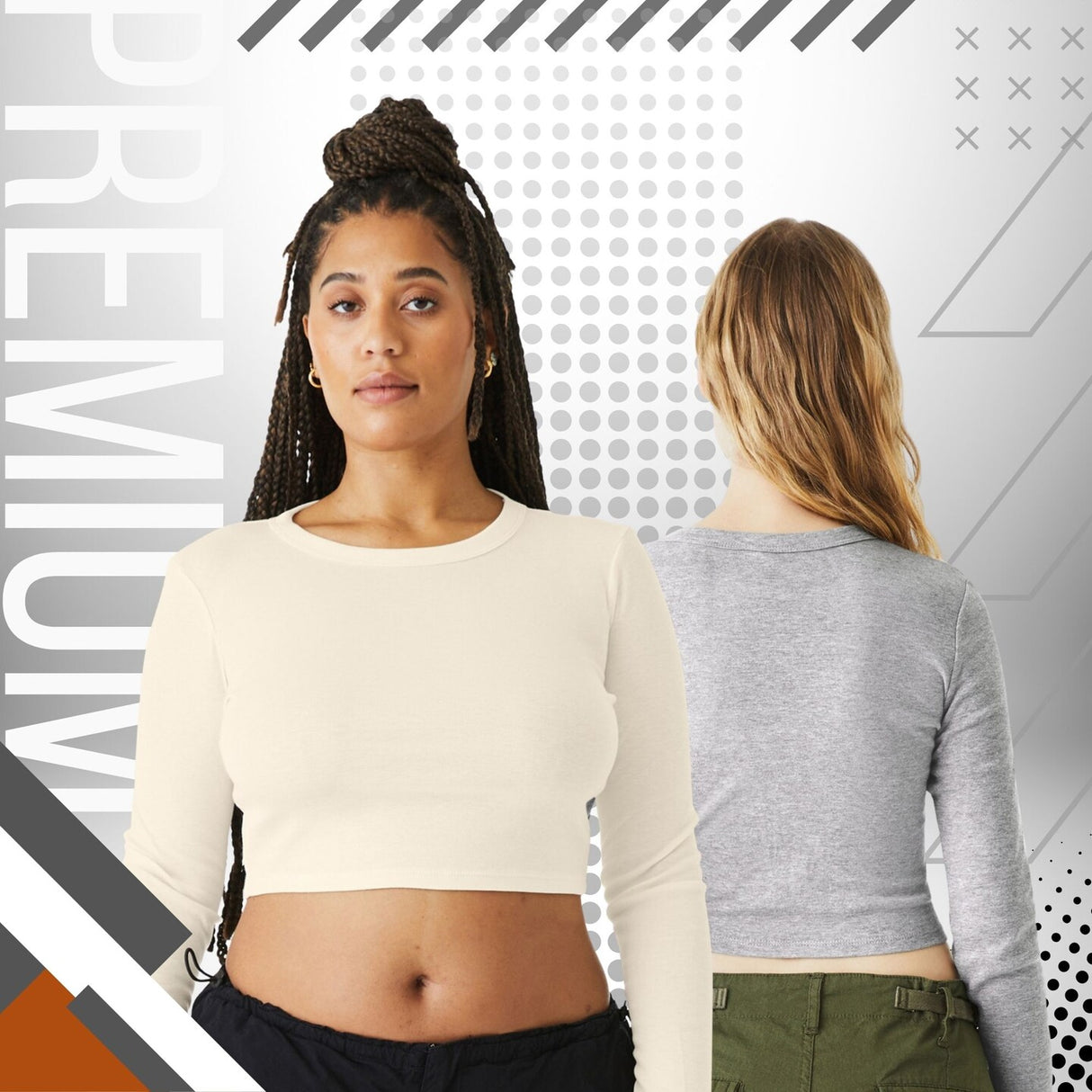 BELLA+CANVAS® Women’s Micro Rib Long Sleeve Baby Tee