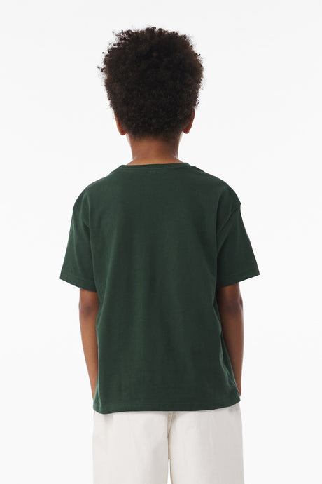 BELLA + CANVAS Youth Heavyweight Short Sleeve Crewneck Tee