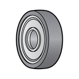 Transport Roller Assembly For Hobart Series 2000 Slicers OEM # 478420