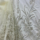 Beaded Embroidered Lace Mesh