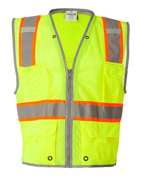 Kishigo Premium Brilliant Series Heavy-Duty Class 2 Safety Vest