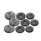 12 Pcs 20mm Gray Marble Shell Buttons 2-Hole Faux Shell Plastic Sewing Buttons for Crafts & Apparel