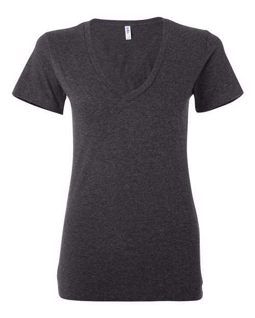 Bella + Canvas Women's Jersey Deep V-Neck Tee