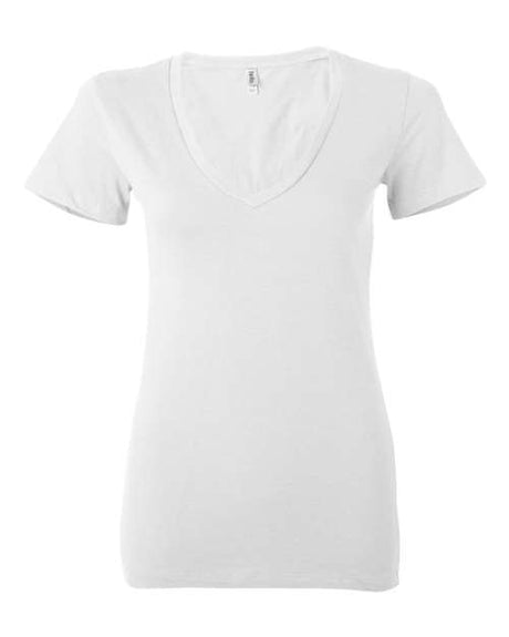 Bella + Canvas Women's Jersey Deep V-Neck Tee