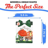 Pumpkin Nested Cookie Cutter Set 3 Pc GC0111 with a Hang Tag Cookie Recipe Card