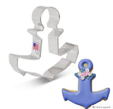 Ann Clark Anchor Boat Ship Cookie Cutter 4"