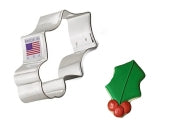Cookie Cutter Holly Leaf 3" - 1189A