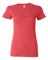 Women's Triblend Deep V-Neck Tee