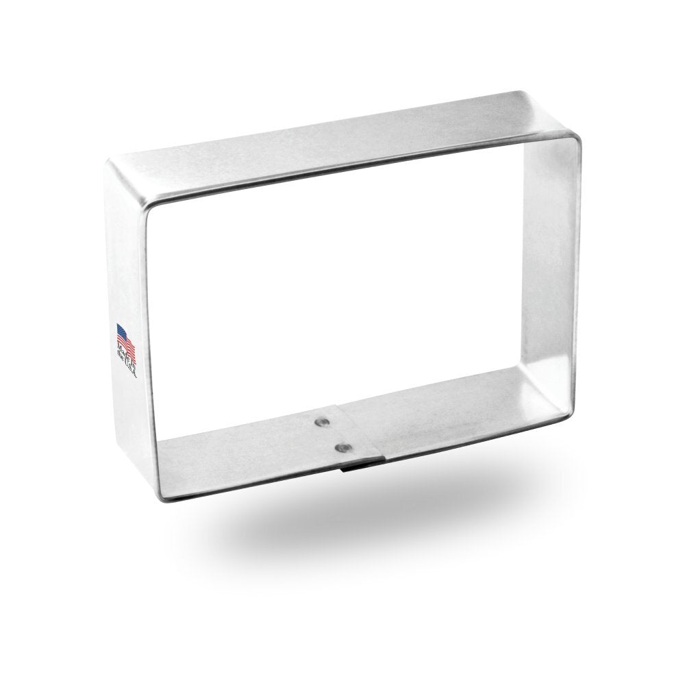 Rectangle Cookie Cutter 3.5 in by 2.5 in B0707