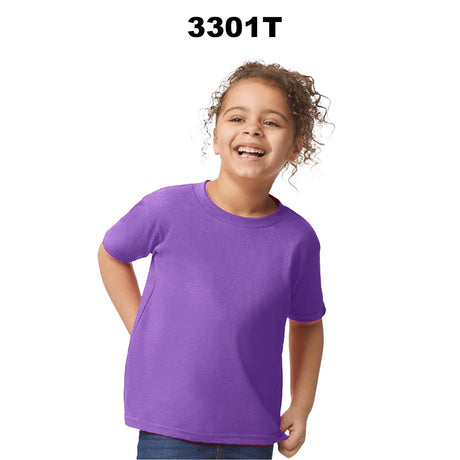 Rabbit Skins® Toddler Cotton Jersey Crew Neck Short Sleeve Tee - 3301T