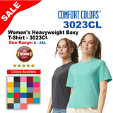 Comfort Colors® Women's Heavyweight Boxy Crewneck Short Sleeve T-Shirt - 3023CL