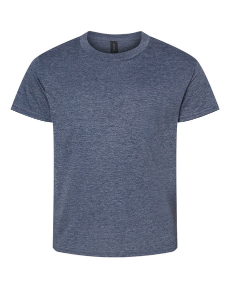 Camiseta juvenil de algodón Softstyle | Camisa ligera con cuello redondo Gildan