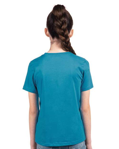 Next Level® Youth Cotton Crewneck Short Sleeve T-Shirt
