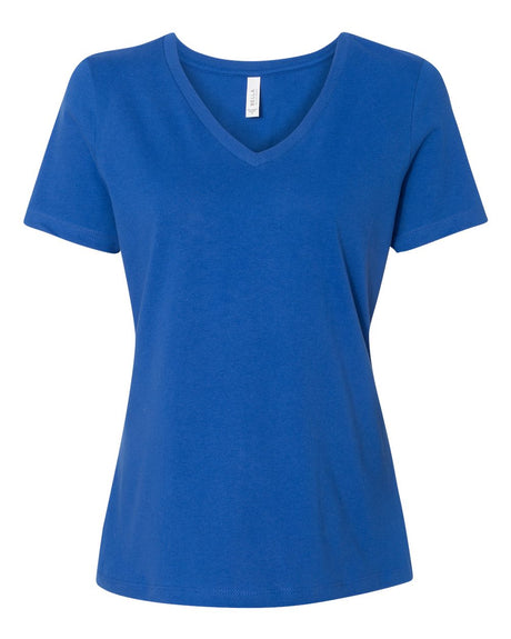 BELLA + CANVAS® Women’s Jersey Relaxed Short Sleeve V-Neck T-Shirt
